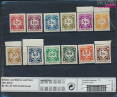 Böhmen Und Mähren D1-D12 (kompl.Ausg.) Postfrisch 1941 Ziffer (9474907 - Unused Stamps