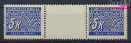 Böhmen Und Mähren P12 Zwischenstegpaar Postfrisch 1939 Portomarken (9474902 - Unused Stamps