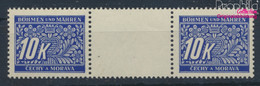 Böhmen Und Mähren P13 Zwischenstegpaar Postfrisch 1939 Portomarken (9474903 - Ungebraucht
