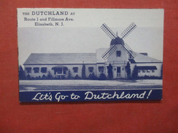 Windmill-- The Dutchland  Ice Cream  Elizabeth New Jersey        Ref 4458 - Elizabeth