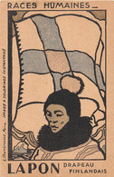 FINLANDE - Carte Publicitaire De La Bouillie " PHOSPHATINE " - Image à Coloriage - LAPON - Drapeau - Races Humaines - Finlande
