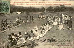 GUINÉE - Carte Postale - Caravane De Matériel Pour La Ligne De Chemin De Fer De Konakry - L 74878 - Guinée Française