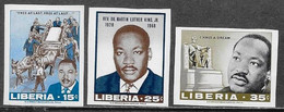 Liberia/Libéria: Non Dentellato, Imperfored, Non Dentelé, Martin Luther King - Martin Luther King