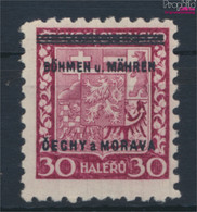 Böhmen Und Mähren 5 Postfrisch 1939 Aufdruckausgabe (9483876 - Ungebraucht