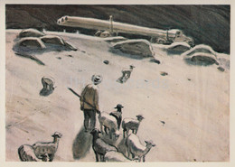 Across Kyrgyzstan By V. Rogachev - Montain Roads - Illustration - 1979 - Russia USSR - Unused - Kirguistán