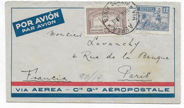 ARGENTINA - 1930 - POSTE AERIENNE / AEROPOSTALE - ENVELOPPE De BUENOS AIRES => PARIS - Aéreo