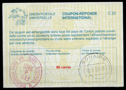 USA  La26A  95 Cents International Reply Coupon Reponse Antwortschein IAS IRC O CHICAGO IL EVERGREEN PARK BR. 4 FEB 1993 - Non Classificati