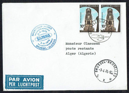 AEROPHILATELIE - 1 Ière Liaison Avion à Réaction BRUXELLES-ALGER - 3/4/76 - N° 782 Au Cat. Belge De L'Aérophilatélie - Covers & Documents