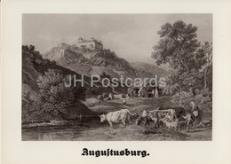 Augustusburg By Ludwig Richter - Sachsische Burgen - Saxon Castles - DDR Germany - Unused - Augustusburg