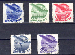 URSS 1934, Monoplan Sur Paysages, PA 41 / 45*, Cote 240 €, - Nuevos