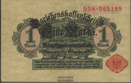 German Empire RosbgNr: 51c, With Vacuum Red Seal Uncirculated 1914 1 Mark - Other & Unclassified