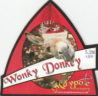 MAYPOLE BREWERY (EAKRING, ENGLAND) - WONKY DONKEY - PUMP CLIP FRONT - Insegne