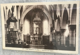 85 Les Essarts 1942   Interieur De L Eglise - Les Essarts