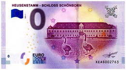 Billet Touristique - 0 Euro - Allemagne - Heusenstamm - Schloss Schönborn - (2018-1) - Pruebas Privadas