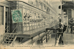 Paris * Métro Parisien * Service Du Chemin De Fer Métropolitain * Usine De Production D'énergie électrique - Metropolitana, Stazioni