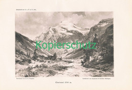 002 E.T.Compton Charbonnel Grajische Alpen Kunstblatt 1895 !! - Sonstige & Ohne Zuordnung