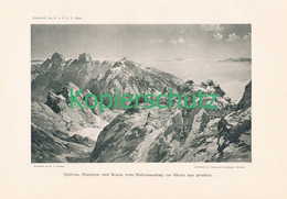 006 E.T.Compton Ojstrica Skuta Slowenien Steiner Alpen Druck 1896 !! - Prints