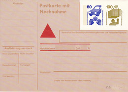 Bund , PN 1, Unfall 100/60, Nachnahme-Karte - Privatpostkarten - Ungebraucht