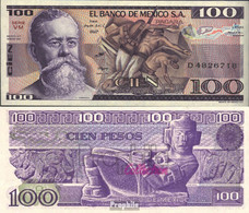 Mexiko Pick-Nr: 74c Bankfrisch 1982 100 Pesos - Mexico