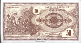 Makedonien Pick-Nr: 3a Bankfrisch 1992 50 Denar - Macedonia Del Nord