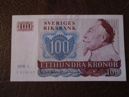 SWEDEN 100 KR 1978  D-0464 - Svezia