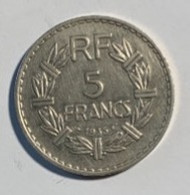 IIIe République - "LAVRILLIER"- 5F 1935 - TTB à SUP - 5 Francs