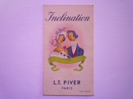 2020 - 8180  CARTE Parfumée  "INCLINATION"  L.T. PIVER  Paris   XXX - Zonder Classificatie