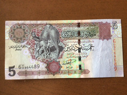 LIBYA 5 DINARS EF - Libië