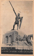 9952"LEGNANO-MONUMENTO AD ALBERTO DA GIUSSANO" -VERA FOTO-CARTOLINA SPEDITA1940 - Legnano