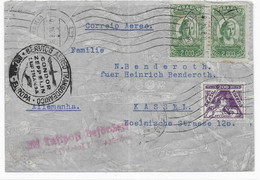 BRAZIL - 1934 - ZEPPPELIN CONDOR LUFTHANSA - ENVELOPPE Par LZ GRAF ZEPPELIN De BAHIA => KASSEL (GERMANY) - Aéreo