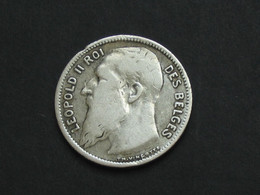 BELGIQUE - BELGIE -1 Franc 1904 - Argent - Léopold II Roi Des Belges  **** EN ACHAT IMMEDIAT **** - 1 Franc