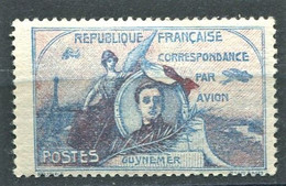 REPUBLIQUE FRANCAISE 1918 CORRESPONDANCE PAR AVION - Erinofilia