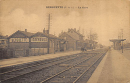 CPA 62 ISBERGUES BERGUETTE LA GARE - Isbergues