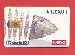 TELECARTE 50  U TIRAGE 1000 000 EX.KENO  ---- X 2 Scan - Giochi