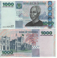 TANZANIA  1.000  Shilingi  P36a  (ND - 2003)   Nyerere's Shirt Closing The "female" Way - Tansania