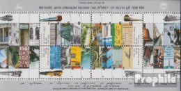 Israel Block46 (kompl.Ausg.) Postfrisch 1992 Eisenbahnlinie - Ungebraucht (ohne Tabs)