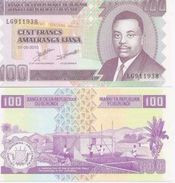 Burundi P44a  100 Francs  2010  UNC - Burundi