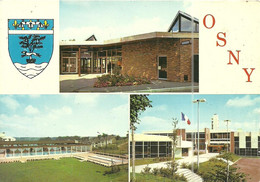 ( OSNY )( 95 VAL D OISE ) LA GARE .LA PISCINE .LA CASERNE DES POMPIERS - Osny