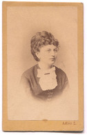 OLD CARDBOARD CABINET PHOTO, ATELIER ADLER LAJOS, BONYHAD / SZEGZARD HUNGARY, D 105 X 65 Mm - Anonymous Persons