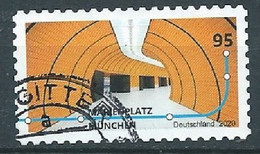 ALLEMAGNE ALEMANIA GERMANY DEUTSCHLAND BUND 2020 MARIENPLATZ STATION, MUNICH S/A USED MI 3541 YT 3316 SN 3163 SG 4313 - Usados