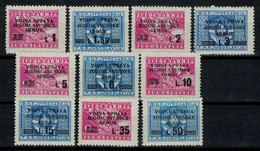 ITALIA OCCUPAZIONE JUGOSLAVA ISTRIA COMPLETE SET, MNH** - Occ. Yougoslave: Istria