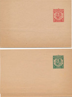 2 Entier Postaux Bande De Papier   Grande Bretagne Großbritannien Britain, Entier Postal  United Kingdom - Sonstige & Ohne Zuordnung