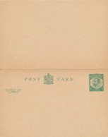 1 DOUBLE CARTES ENTIER POSTAL REPLY   Grande Bretagne Großbritannien Britain, Entier Postal  United Kingdom - Autres & Non Classés