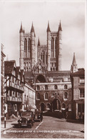 LINCOLN - EXCHEQUER GATE AND CATHEDRAL - Lincoln