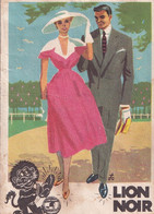 Calendrier Publicitaire 1956  - Lion Noir - Cirages -Champion De La Qualité - - Klein Formaat: 1941-60