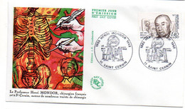 1982 --FDC  - Henri MONDOR....cachet   SAINT  CERNIN  -- 15   ....à Saisir - 1980-1989