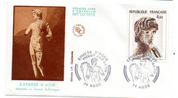 1982 --FDC  - Ephebe D'Agde....cachet   AGDE  -- 34   ....à Saisir - 1980-1989