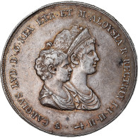 Monnaie, États Italiens, TUSCANY, Charles Louis, 10 Lire, 1807, SUP, Argent - Tuscan