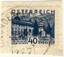 AUTRICHE / ÖSTERREICH 1932 GMÜNDEN-LAMBACH Nr.277 Bahnpoststempel On Mi.538 - Usados
