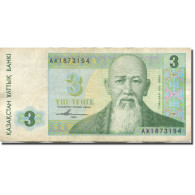 Billet, Kazakhstan, 3 Tenge, 1993-1998, 1993, KM:8a, TTB - Kazakhstan